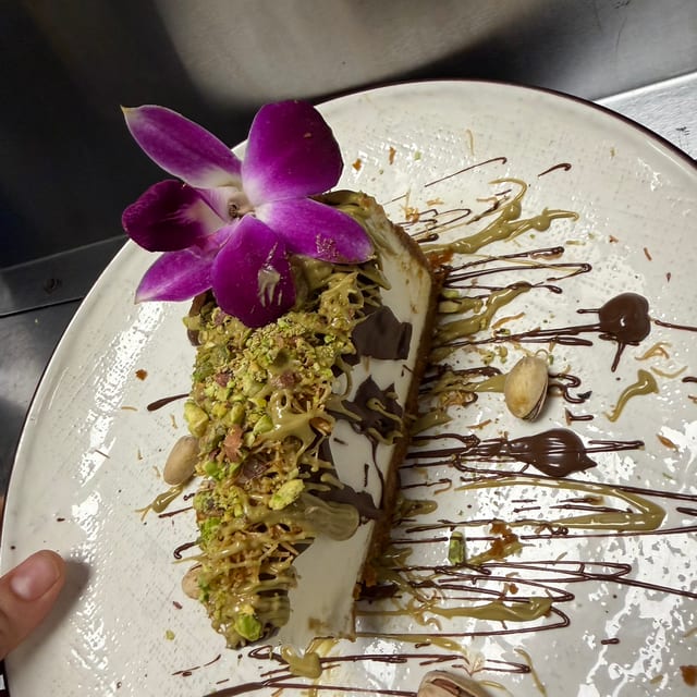 Dubai Chocolate Cheesecake.
